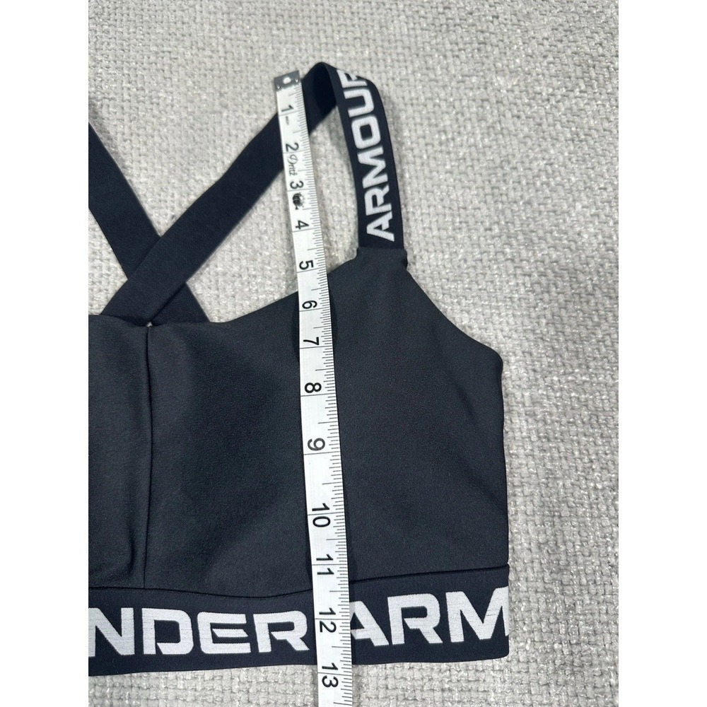 Under Armour Crossback Sports Bra Lot Of 2 Logo Strappy Back Large Read - Picture 6 of 8